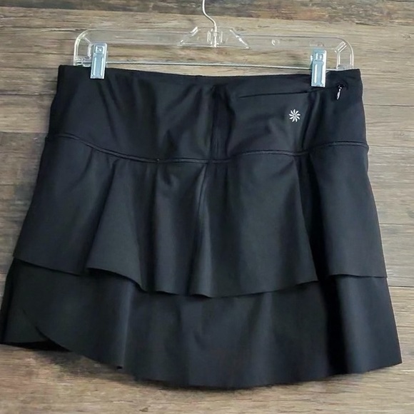Athleta Black Layered Women's Skort - Picture 2 of 10